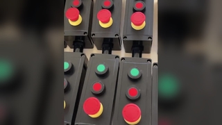 Caja de botones a prueba de explosiones y resistente a la corrosión.