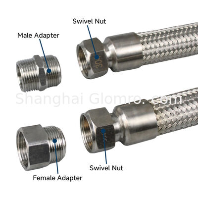 DN50 304 Stainless Steel Explosion-Proof Pipe Exd II GB Wf1 IP66 Integrated Weld Flexible Pipe for Electrical Circuit Protection