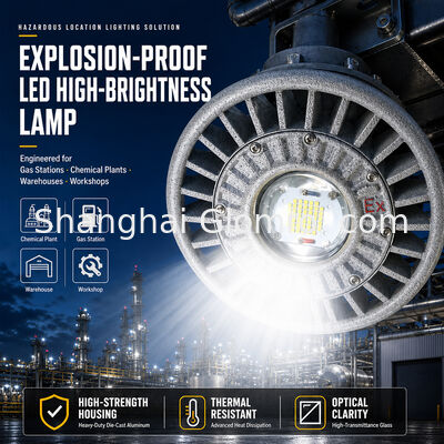 Anti-Corrosion LED Explosion-Proof High-Brightness Lamp, Explosion-Proof Industrial Lighting Tool, Used in Tunnels, Factories, Gas Stations and other places