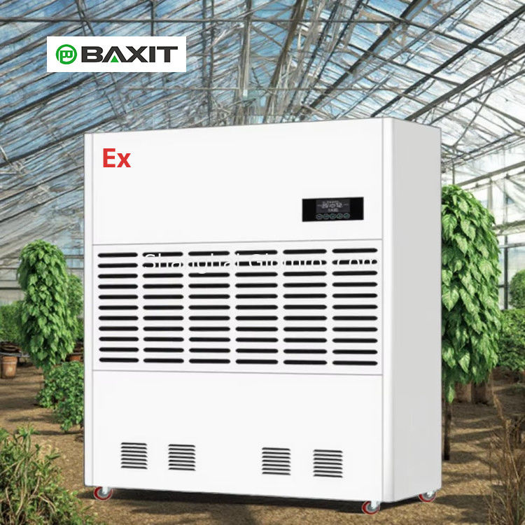 Explosion-proof Large Industrial Dehumidifier with 1440L per Day Capacity for Warehouses & Greenhouses 1 Year Warranty