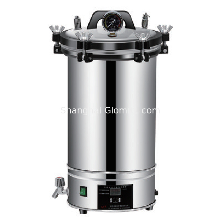 Stainless Steel Autoclave Pressure Steam Sterilizer Customizable 8L/12L/18L/24L Capacity OEM Supported Laboratory Equipment