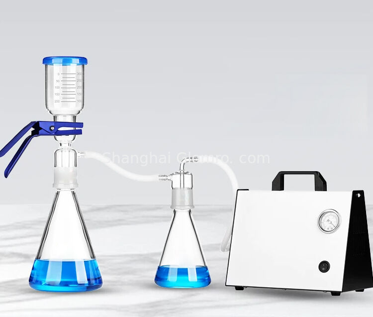 Laboratory Analysis Glass Solvent Vacuum Filtration Distillation Apparatus Vacuum Suction Filter Device