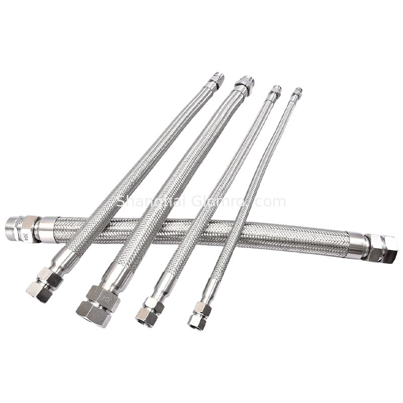 DN50 304 Stainless Steel Explosion-Proof Pipe Exd II GB Wf1 IP66 Integrated Weld Flexible Pipe for Electrical Circuit Protection