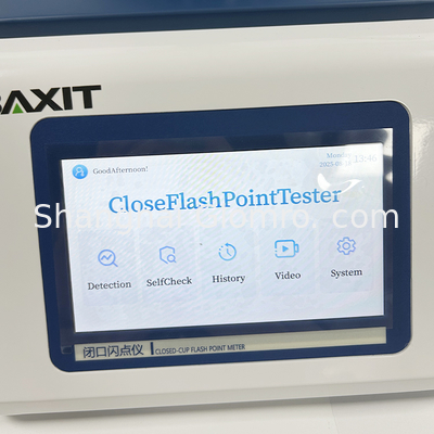 BXT-BS Comprobador automático de puntos de inflamación ASTM D93 con taza cerrada