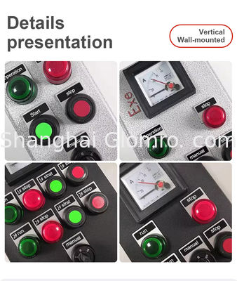 BAXIT Aluminum Alloy Power Control Panel Wiring Junction ATEX Explosion Proof switch button Box 