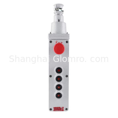 Botón a prueba de explosiones GLO-LA5817 Mango de control 4K/6K Grúa viajera Elevación Velocidad única Interruptor de polipasto eléctrico a prueba de explosiones