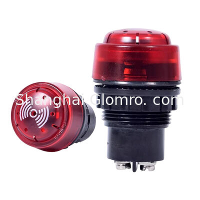 GLOMRO Alta calidad ATEX Proof de explosión Buzzer rojo DC12V/24V AC36V/220V/380V para el montaje de paneles