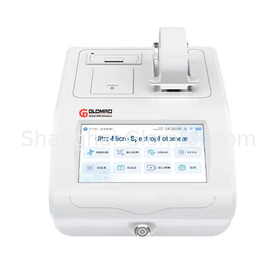 Analista de proteínas de ácido nucleico espectrofotométrico ultra-micro, equipo de laboratorio de detección de fluorescencia líquida bacteriana OD600